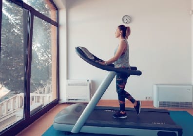 Walking On A Treadmill